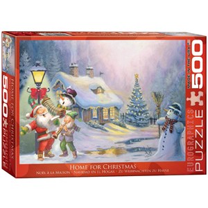 Eurographics (6500-0354) - "Home for Christmas" - 500 pieces puzzle