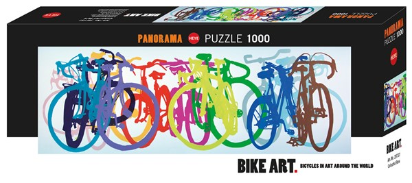 Heye (29737) - "Colourful Row" - 1000 pieces puzzle