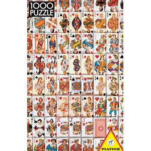 Piatnik (543746) - "Playing Cards" - 1000 pieces puzzle