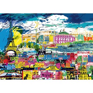 Heye (29741) - Kitty McCall: "I love Paris!" - 1000 pieces puzzle