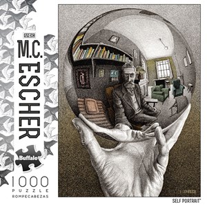 Buffalo Games (11365) - M. C. Escher: "Self Portrait MC Escher" - 1000 pieces puzzle