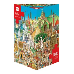 Heye (29634) - Hugo Prades: "Global City" - 1500 pieces puzzle