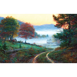 SunsOut (53053) - Mark Keathley: "Morning at Cades Cove" - 300 pieces puzzle