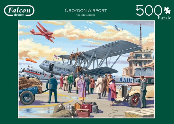 Falcon (11153) - "Croydon Airport" - 500 pieces puzzle