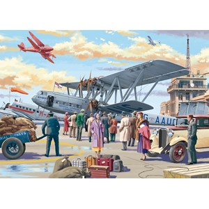 Falcon (11153) - "Croydon Airport" - 500 pieces puzzle