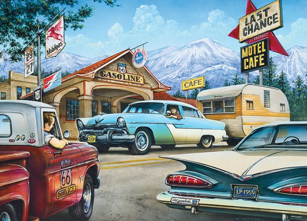 MasterPieces (71734) - Dan Hatala: "On the Road Again" - 1000 pieces puzzle
