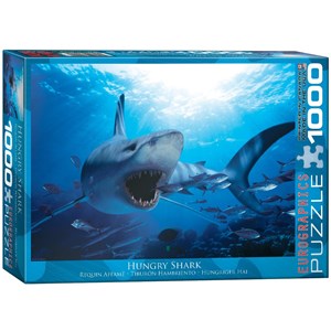 Eurographics (6000-0299) - "Hungry Shark" - 1000 pieces puzzle