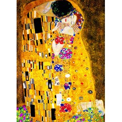 Eurographics (8104-4365) - Gustav Klimt: "The Kiss" - 100 pieces puzzle