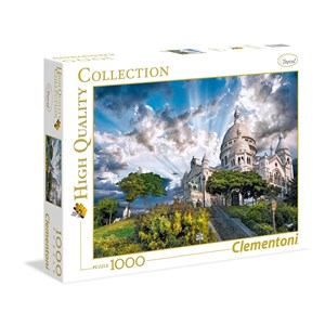 Clementoni (39383) - "Montmartre, Paris, France" - 1000 pieces puzzle