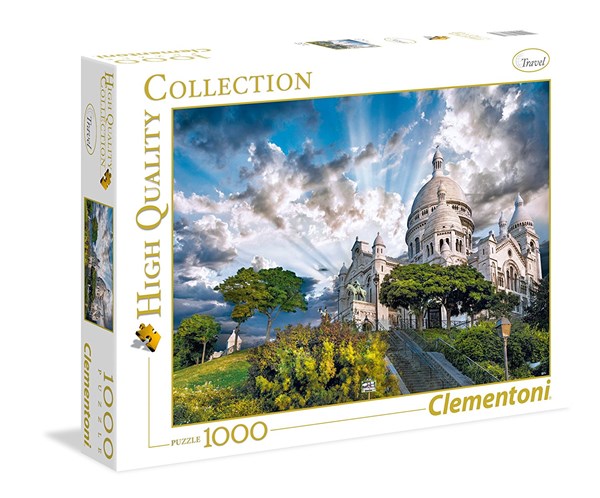 Clementoni (39383) - "Montmartre, Paris, France" - 1000 pieces puzzle