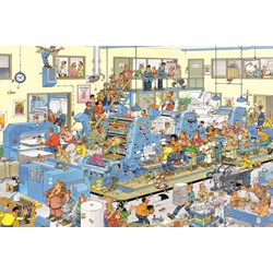 Jumbo (19039) - Jan van Haasteren: "The Printing Office" - 1500 pieces puzzle