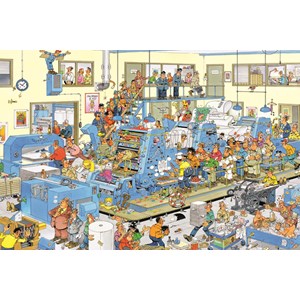 Jumbo (19039) - Jan van Haasteren: "The Printing Office" - 1500 pieces puzzle