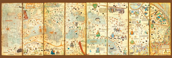 Educa (16355) - "Mappa Mundi 1375" - 3000 pieces puzzle