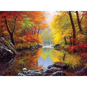 SunsOut (48535) - Charles White: "Autumn Sanctuary" - 1000 pieces puzzle