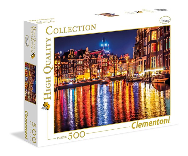 Clementoni (35037) - "Amsterdam" - 500 pieces puzzle