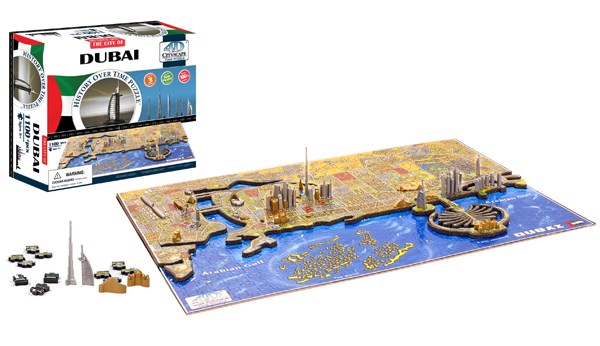 4D Cityscape (40046) - "Dubai" - 1200 pieces puzzle