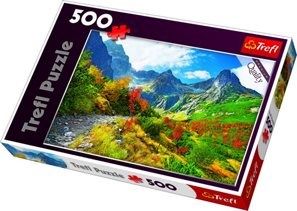 Trefl (371901) - Jan Wlodarczyk: "Autumn Tatras, Poland" - 500 pieces puzzle