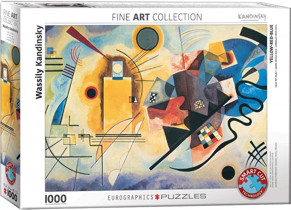 Eurographics (6000-3271) - Vassily Kandinsky: "Yellow-Red-Blue" - 1000 pieces puzzle