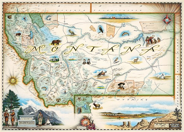 MasterPieces (71708) - Chris Robitaille: "Montana" - 1000 pieces puzzle