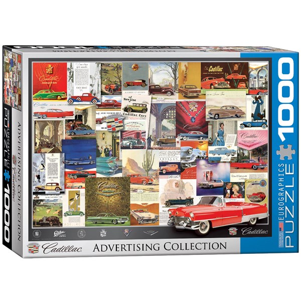Eurographics (6000-0757) - "Cadillac Advertising Collection" - 1000 pieces puzzle