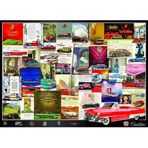 Eurographics (6000-0757) - "Cadillac Advertising Collection" - 1000 pieces puzzle