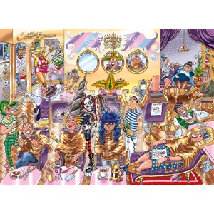 Jumbo (19147) - "Wasgij Back To 3, Barbers and Beehives" - 1000 pieces puzzle