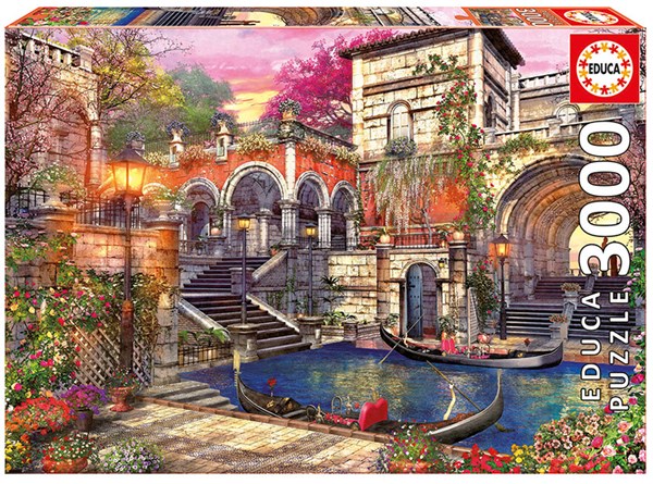 Educa (16320) - Dominic Davison: "Venice Courtship" - 3000 pieces puzzle