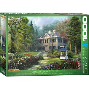 Eurographics (6000-0970) - Dominic Davison: "Longfellow House" - 1000 pieces puzzle