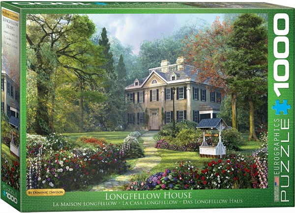 Eurographics (6000-0970) - Dominic Davison: "Longfellow House" - 1000 pieces puzzle