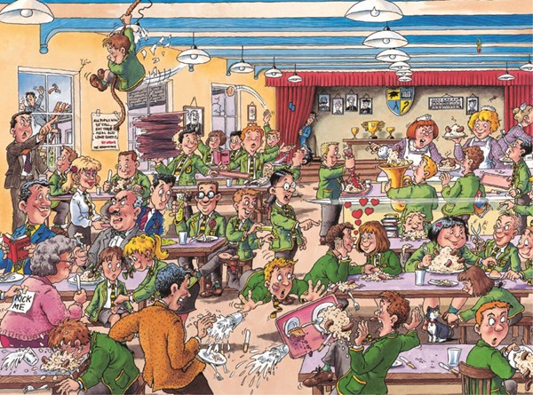 Jumbo (19144) - "Wasgig Destiny 1 Retro: The Best Days of our Lives" - 1000 pieces puzzle