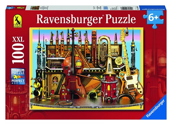 Ravensburger (10524) - Colin Thompson: "Music Castle" - 100 pieces puzzle