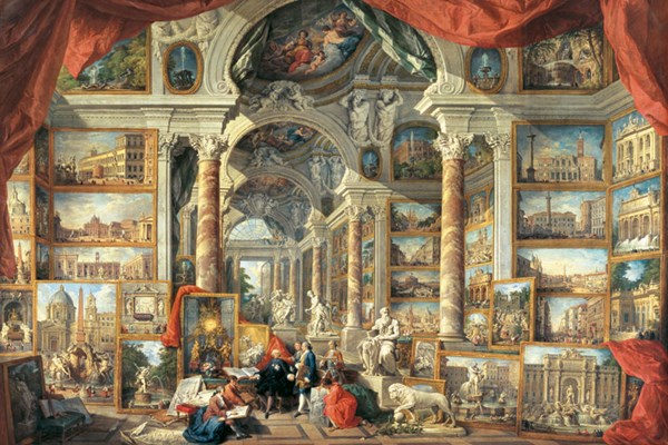 Ravensburger (17409) - Giovanni Paolo Panini: "Views of Modern Rome" - 5000 pieces puzzle