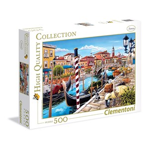 Clementoni (35026) - "Venetian Lagoon" - 500 pieces puzzle