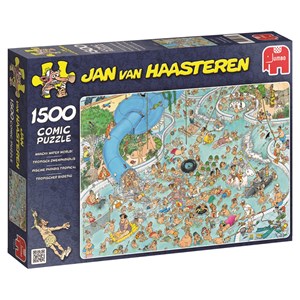 Jumbo (17314) - Jan van Haasteren: "Whacky Water World!" - 1500 pieces puzzle