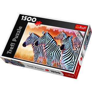 Trefl (261295) - "Zebras" - 1500 pieces puzzle