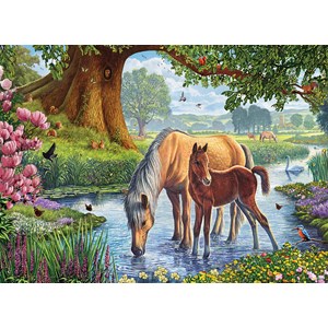 Eurographics (6000-0976) - Steve Crisp: "The Fell Ponies" - 1000 pieces puzzle