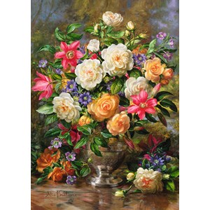Trefl (45003) - "Flowers for the Queen Elizabeth" - 4000 pieces puzzle