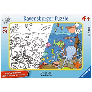 Ravensburger (06107) - "Ocean Life" - 24 pieces puzzle