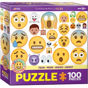 Eurographics (6100-0869) - "Fear" - 100 pieces puzzle