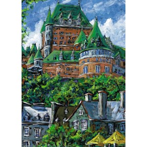 Ravensburger (19532) - "Chateau Frontenac, Québec" - 1000 pieces puzzle
