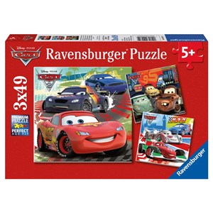 Ravensburger (09281) - "Cars 2: Worldwide Racing Fun" - 49 pieces puzzle