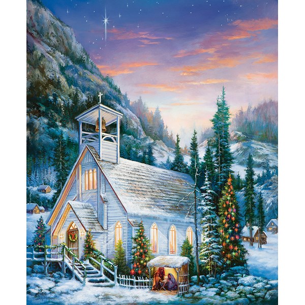 SunsOut (49103) - Sandra Bergeron: "Yuletide Celebration" - 1000 pieces puzzle