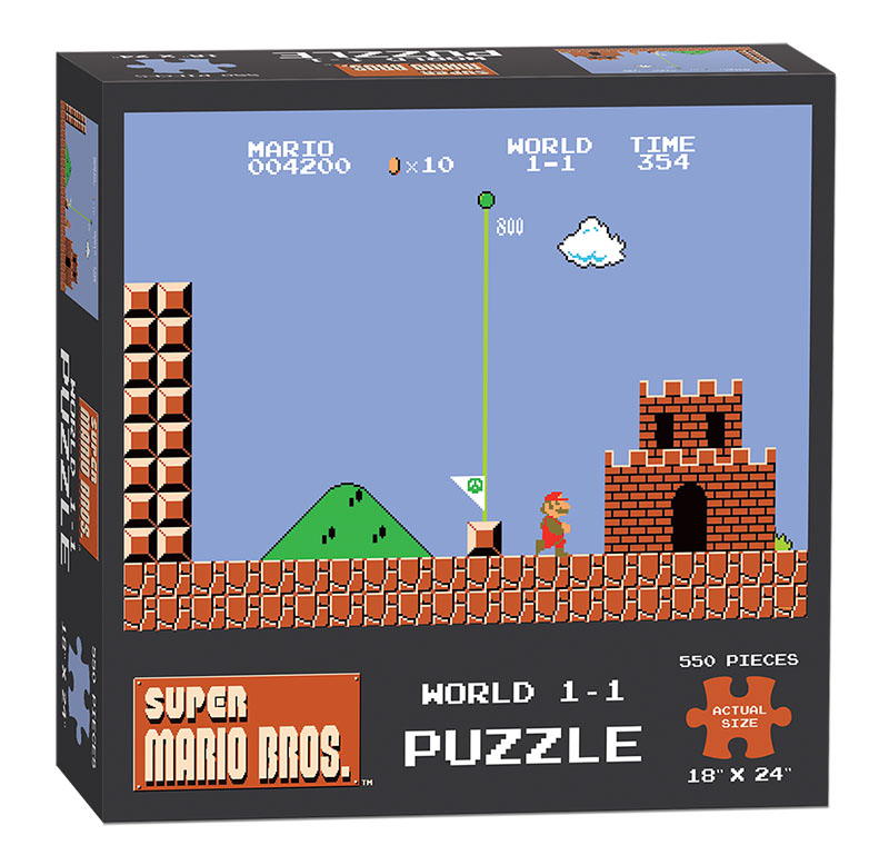 Pokémon, Zelda, shops Mario Puzzles 550 pieces each