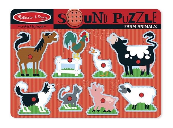 Melissa and Doug (726) - "Farm Animals" - 8 pieces puzzle