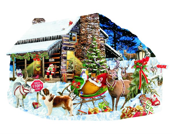 SunsOut (96046) - Lori Schory: "Santa's Rest Stop" - 1000 pieces puzzle