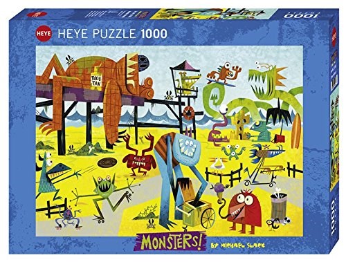 Heye (29798) - Michael Slack: "Monster Beach" - 1000 pieces puzzle