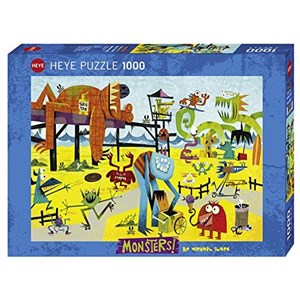 Heye (29798) - Michael Slack: "Monster Beach" - 1000 pieces puzzle