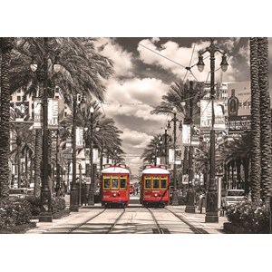 Eurographics (6000-0659) - "New Orleans, Streetcars" - 1000 pieces puzzle