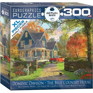 Eurographics (8300-0978) - Dominic Davison: "The Blue Country House" - 300 pieces puzzle