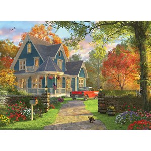 Eurographics (8300-0978) - Dominic Davison: "The Blue Country House" - 300 pieces puzzle